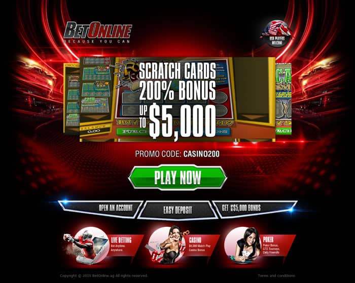 Betonline Scratchcards