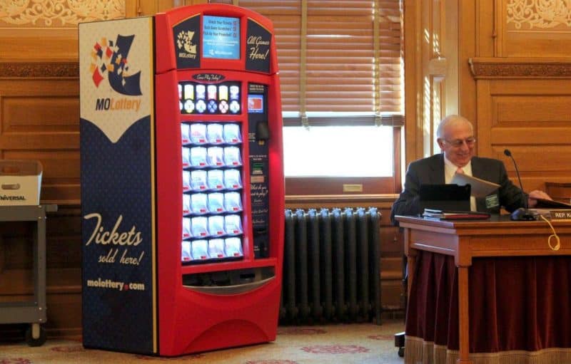 Kansas Lottery Ticket Vending Machine Legislation