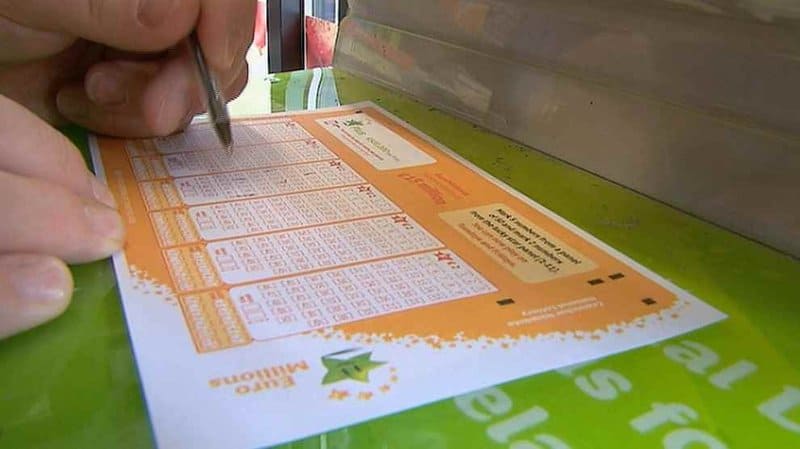 Euromillions ticket in Ireland