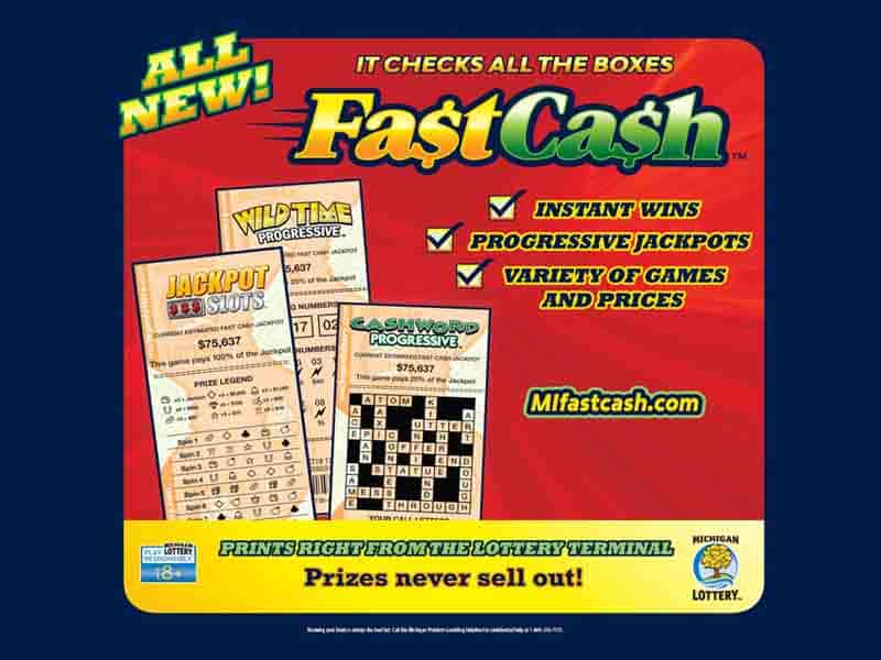 Michigan Lottery Fast Cash game