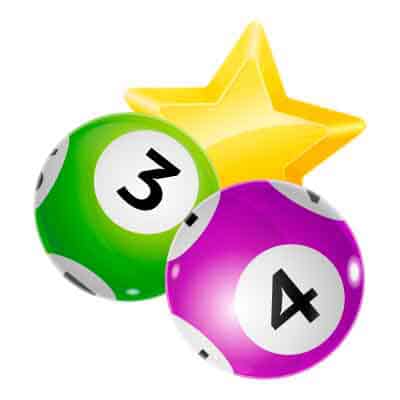 Lotto ball and star