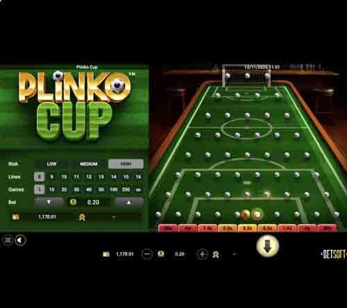 Plinko Cup Gameplay